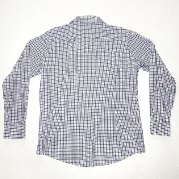Mizzen+Main Leeward Long Sleeve Button Front Plaid Dress Shirt Large - Picture 2 of 7